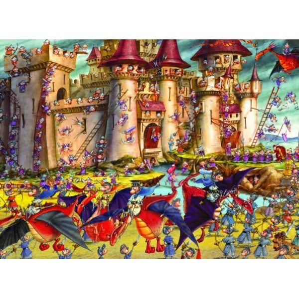 Ruyer Francois, Atak na zamek (2000el) - Sklep Art Puzzle